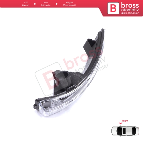 Ford Focus 2007-2020 Mondeo MK4 2007-2015 8M5113B384AA İçin Sağ Yan Ayna Sinyali Beyaz