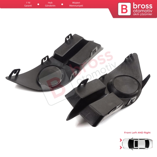 Renault Clio II Phase 4 Symbol MK1 2006-2008 7702295498 için Ön Tampon Sol Sağ Sis Far Çerçeve Kapağı