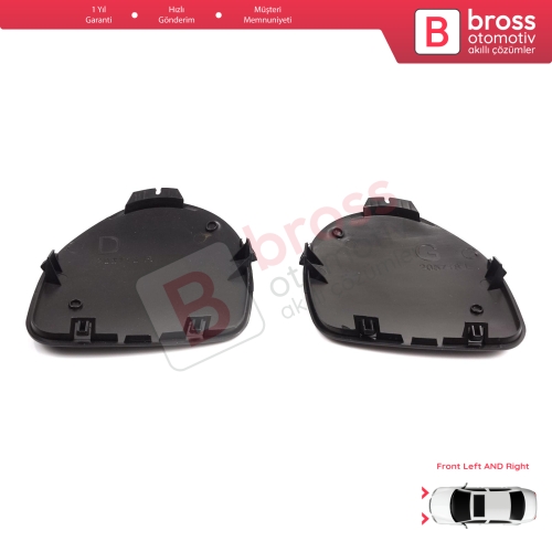 Renault Clio MK2 BB CB SB Faz 1 1998-2002 7701205718 için Ön Tampon Sol Sağ Sis Far Kapağı