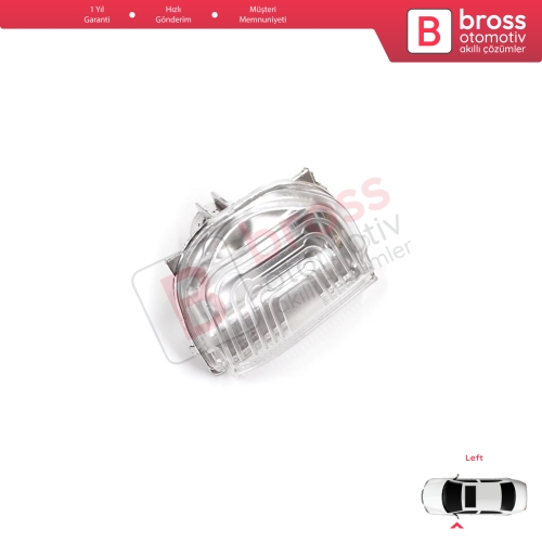 Mercedes Sprinter MK3 907 910 2018-On 9109064700 İçin Sol Yan Kapı Ayna Sinyali Beyaz