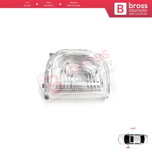 Mercedes Sprinter MK3 907 910 2018-On 9109064700 İçin Sol Yan Kapı Ayna Sinyali Beyaz