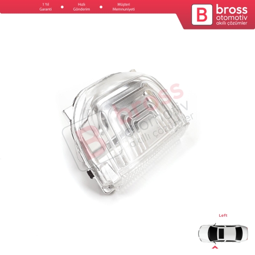 Mercedes Sprinter MK3 907 910 2018-On 9109064700 İçin Sol Yan Kapı Ayna Sinyali Beyaz