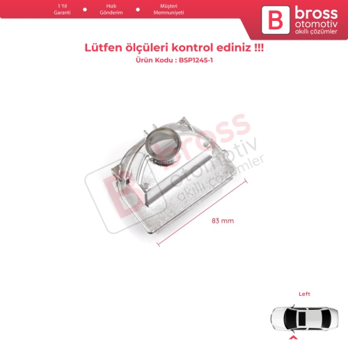 Mercedes Sprinter MK3 907 910 2018-On 9109064700 İçin Sol Yan Kapı Ayna Sinyali Beyaz