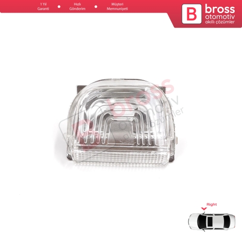 Mercedes Sprinter MK3 907 910 2018-On 9109064600 İçin Sağ Yan Kapı Ayna Sinyali Beyaz