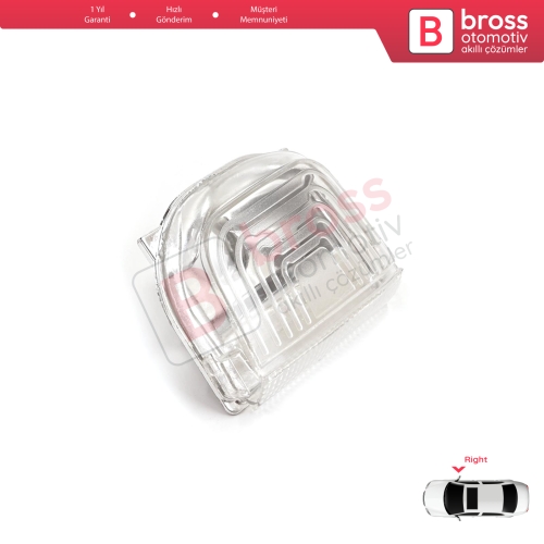 Mercedes Sprinter MK3 907 910 2018-On 9109064600 İçin Sağ Yan Kapı Ayna Sinyali Beyaz