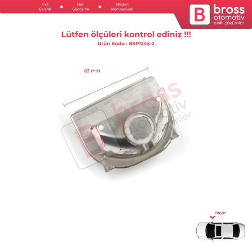 Mercedes Sprinter MK3 907 910 2018-On 9109064600 İçin Sağ Yan Kapı Ayna Sinyali Beyaz