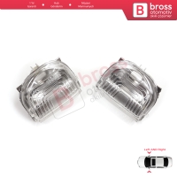 Mercedes Sprinter MK3 907 910 2018-On 9109064700 9109064600 İçin Yan Ayna Sinyali Beyaz Sağ ve Sol 