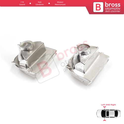 Mercedes Sprinter MK3 907 910 2018-On 9109064700 9109064600 İçin Yan Ayna Sinyali Beyaz Sağ ve Sol 