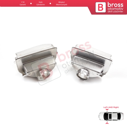 Mercedes Sprinter MK3 907 910 2018-On 9109064700 9109064600 İçin Yan Ayna Sinyali Beyaz Sağ ve Sol 