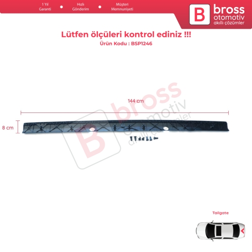 Mercedes Sprinter W901 W902 W903 W904 VW LT MK2 1996-2006 9017660119 İçin Arka Bagaj Kapı Alt Plaka Eşik Kaplama Bakaliti