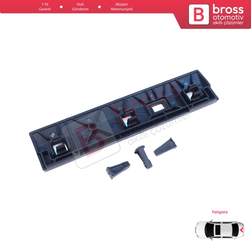 Mercedes Sprinter W901 W902 W903 W904 VW LT MK2 1996-2006 9017660219 İçin Arka Bagaj Kapı Üst Plaka Kaplama Bakaliti