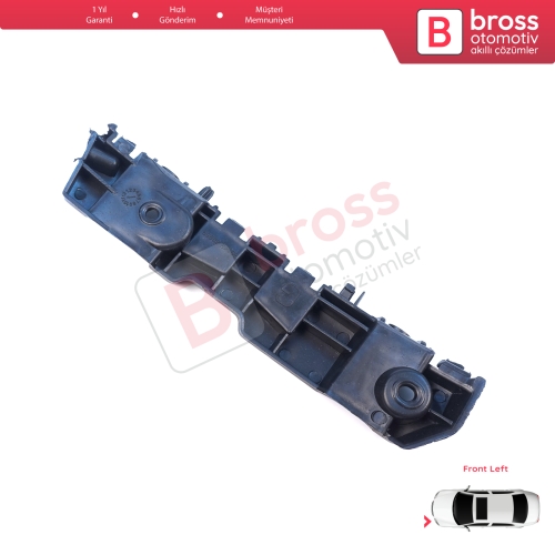 Renault Dacia Logan Sandero Stepway MK2 Symbol MK3 Makyajlı Kasa 2017-On 631438295R için Ön Sol Tampon İç Bağlantı Braket Ayağı