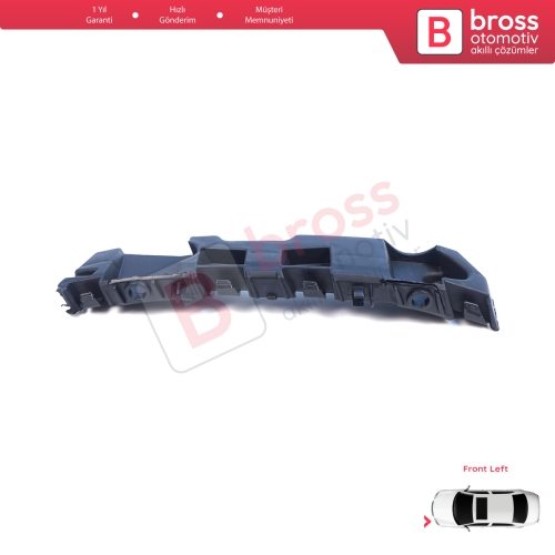 Renault Dacia Logan Sandero Stepway MK2 Symbol MK3 Makyajlı Kasa 2017-On 631438295R için Ön Sol Tampon İç Bağlantı Braket Ayağı