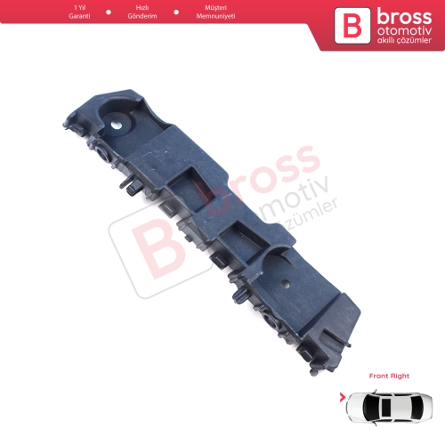 Renault Dacia Logan Sandero Stepway MK2 Symbol MK3 Makyajlı Kasa 2017-On 631427999R için Ön Sağ Tampon İç Bağlantı Braket Ayağı