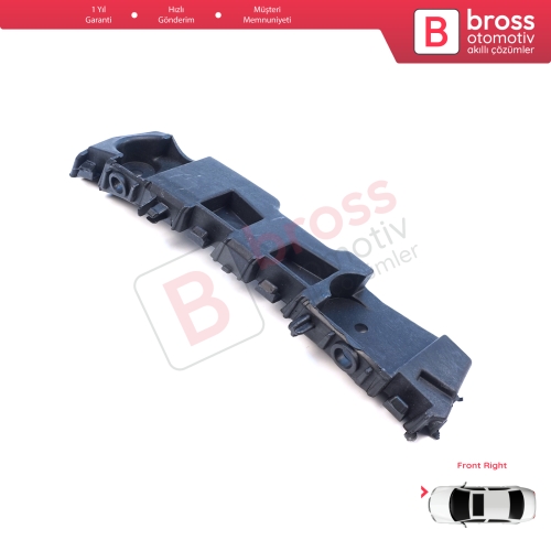 Renault Dacia Logan Sandero Stepway MK2 Symbol MK3 Makyajlı Kasa 2017-On 631427999R için Ön Sağ Tampon İç Bağlantı Braket Ayağı