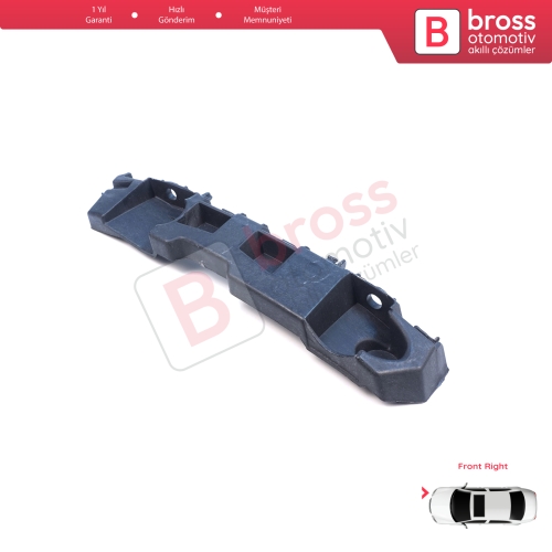 Renault Dacia Logan Sandero Stepway MK2 Symbol MK3 Makyajlı Kasa 2017-On 631427999R için Ön Sağ Tampon İç Bağlantı Braket Ayağı