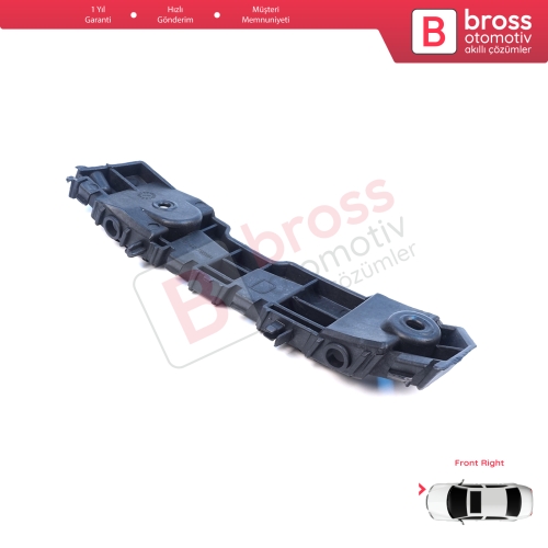 Renault Dacia Logan Sandero Stepway MK2 Symbol MK3 Makyajlı Kasa 2017-On 631427999R için Ön Sağ Tampon İç Bağlantı Braket Ayağı