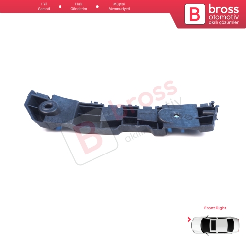 Renault Dacia Logan Sandero Stepway MK2 Symbol MK3 Makyajlı Kasa 2017-On 631427999R için Ön Sağ Tampon İç Bağlantı Braket Ayağı