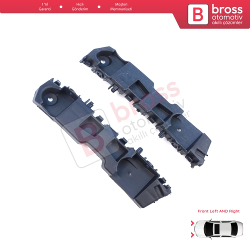 Renault Dacia Logan Sandero Stepway MK2 Symbol MK3 Makyajlı Kasa 2017-On 631438295R 631427999R için Ön Sağ Sol Tampon İç Bağlantı Braket Ayağı