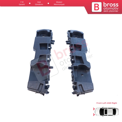Renault Dacia Logan Sandero Stepway MK2 Symbol MK3 Makyajlı Kasa 2017-On 631438295R 631427999R için Ön Sağ Sol Tampon İç Bağlantı Braket Ayağı