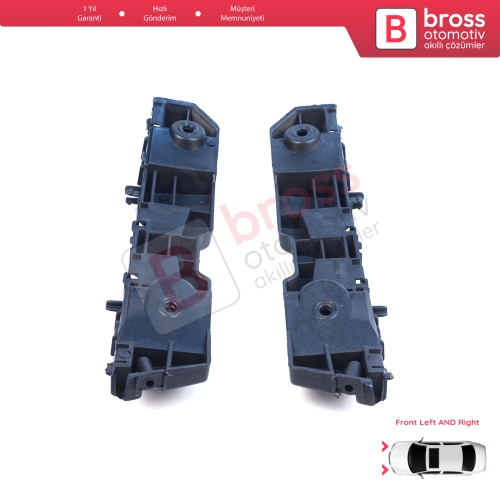 Renault Dacia Logan Sandero Stepway MK2 Symbol MK3 Makyajlı Kasa 2017-On 631438295R 631427999R için Ön Sağ Sol Tampon İç Bağlantı Braket Ayağı