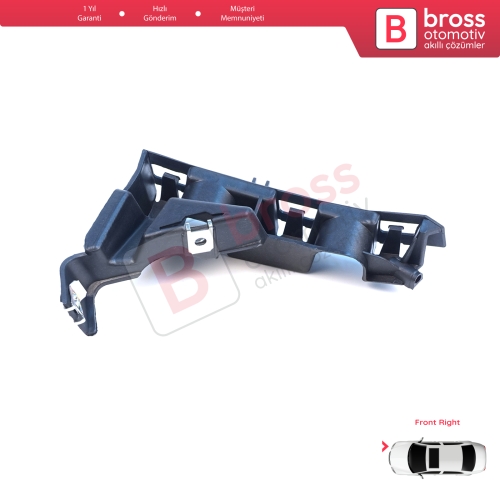Renault Symbol Thalia MK2 LU 2008-2012 8200699911 için Ön Sağ Tampon İç Bağlantı Braket Ayağı