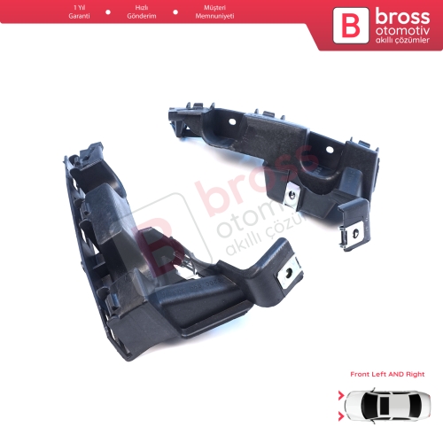 Renault Symbol Thalia MK2 LU 2008-2012 8200699903 8200699911 için Ön Sağ Sol Tampon İç Bağlantı Braket Ayağı