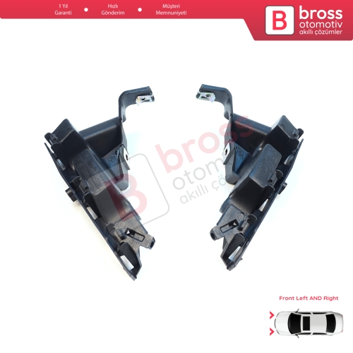 Renault Symbol Thalia MK2 LU 2008-2012 8200699903 8200699911 için Ön Sağ Sol Tampon İç Bağlantı Braket Ayağı