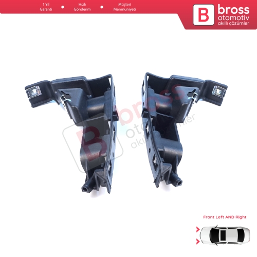 Renault Symbol Thalia MK2 LU 2008-2012 8200699903 8200699911 için Ön Sağ Sol Tampon İç Bağlantı Braket Ayağı