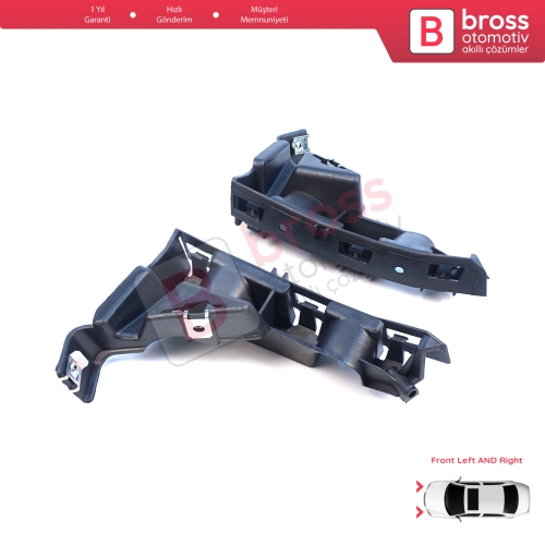 Renault Symbol Thalia MK2 LU 2008-2012 8200699903 8200699911 için Ön Sağ Sol Tampon İç Bağlantı Braket Ayağı