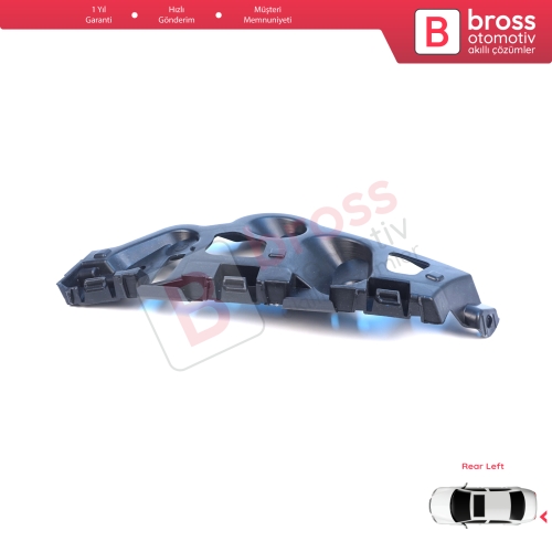 Renault Dacia Sandero MK2 B52 B8 2012-2016 Makyajsız Kasa 850459391R için Arka Sol Tampon İç Bağlantı Braket Ayağı