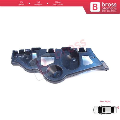 Renault Dacia Sandero MK2 B52 B8 2012-2016 Makyajsız Kasa 850440810R  için Arka Sağ Tampon İç Bağlantı Braket Ayağı