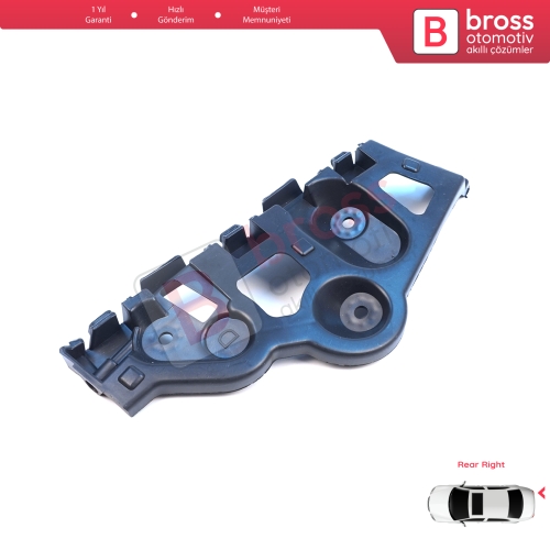 Renault Dacia Sandero MK2 B52 B8 2012-2016 Makyajsız Kasa 850440810R  için Arka Sağ Tampon İç Bağlantı Braket Ayağı