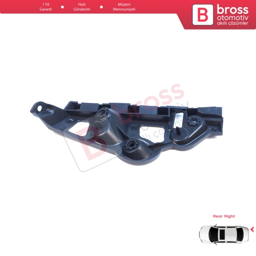 Renault Dacia Sandero MK2 B52 B8 2012-2016 Makyajsız Kasa 850440810R  için Arka Sağ Tampon İç Bağlantı Braket Ayağı