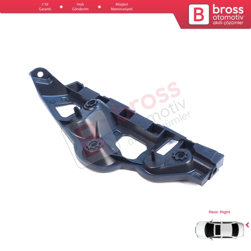 Renault Dacia Sandero MK2 B52 B8 2012-2016 Makyajsız Kasa 850440810R  için Arka Sağ Tampon İç Bağlantı Braket Ayağı