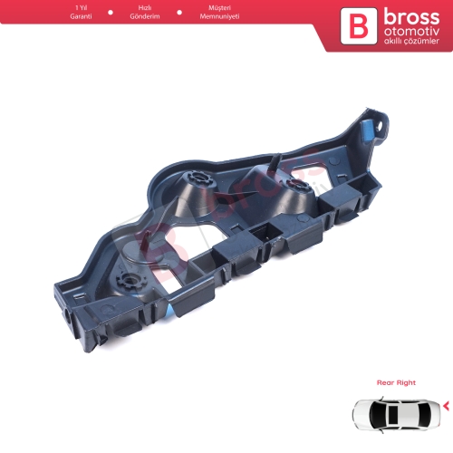 Renault Dacia Sandero MK2 B52 B8 2012-2016 Makyajsız Kasa 850440810R  için Arka Sağ Tampon İç Bağlantı Braket Ayağı