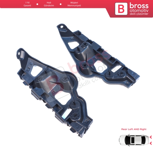 Renault Dacia Sandero MK2 B52 B8 2012-2016 Makyajsız Kasa 850459391R 850440810R için Arka Sağ Sol Tampon İç Bağlantı Braket Ayağı