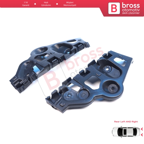 Renault Dacia Sandero MK2 B52 B8 2012-2016 Makyajsız Kasa 850459391R 850440810R için Arka Sağ Sol Tampon İç Bağlantı Braket Ayağı