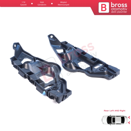 Renault Dacia Sandero MK2 B52 B8 2012-2016 Makyajsız Kasa 850459391R 850440810R için Arka Sağ Sol Tampon İç Bağlantı Braket Ayağı