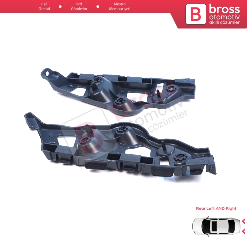 Renault Dacia Sandero MK2 B52 B8 2012-2016 Makyajsız Kasa 850459391R 850440810R için Arka Sağ Sol Tampon İç Bağlantı Braket Ayağı