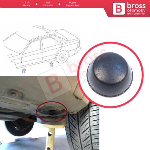 Mercedes 190 190E 190D W201 1982-1993 A2019970086 için Kriko Lift Kaldırma Noktası Destek Kauçuk Takozu