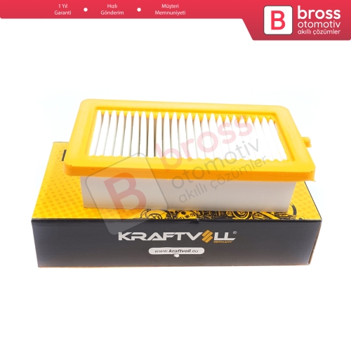 Renault Kaptur HA Arkana MK1 Clio MK5 Captur MK2 için Orjinal KRAFTVOLL 06010332 Hava Filtresi