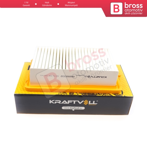 Renault Kaptur HA Arkana MK1 Clio MK5 Captur MK2 için Orjinal KRAFTVOLL 06010332 Hava Filtresi