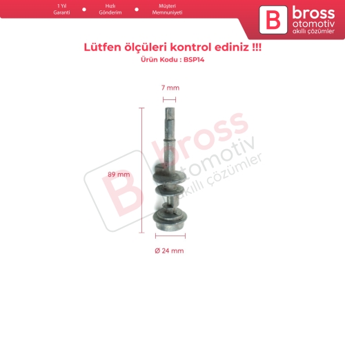 BMW 3 Serisi E36 5 E34 E60 7 E32 E38 8 E31 X5 E53 32321095824 İçin Kontak Ateşleme Kilit Silindir Mili