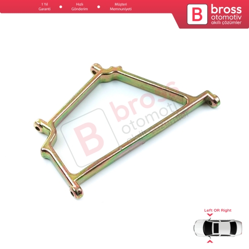 Mercedes W210 S210 W202 S202 W140 için Katlanır Yan Dikiz Ayna Destek Onarım Metal Çerçeve Braketi Sol veya Sağ