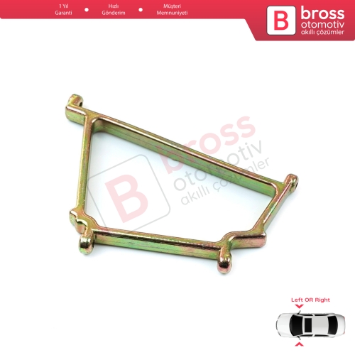 Mercedes W210 S210 W202 S202 W140 için Katlanır Yan Dikiz Ayna Destek Onarım Metal Çerçeve Braketi Sol veya Sağ