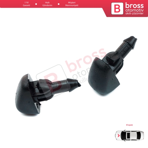 Ford Transit T E 1985-2000 Tourneo 1994-2014 86VB17666BB İçin 2 Adet Ön Cam Silecek Su Fıskiye Memesi