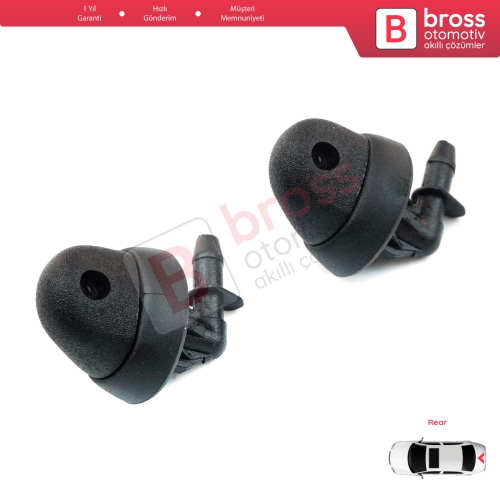 Renault Laguna 1 Trafic 2 Kangoo 1 Primastar Vivaro A X83 7700308816 İçin 2 Adet Arka Cam Silecek Su Fıskiye Memesi