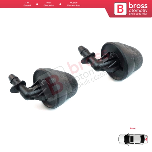 Renault Laguna 1 Trafic 2 Kangoo 1 Primastar Vivaro A X83 7700308816 İçin 2 Adet Arka Cam Silecek Su Fıskiye Memesi