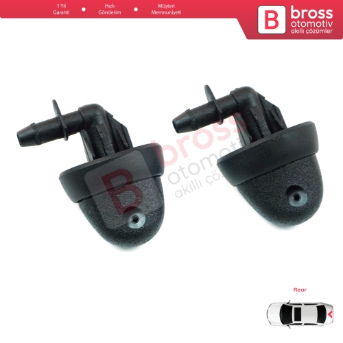 Renault Laguna 1 Trafic 2 Kangoo 1 Primastar Vivaro A X83 7700308816 İçin 2 Adet Arka Cam Silecek Su Fıskiye Memesi